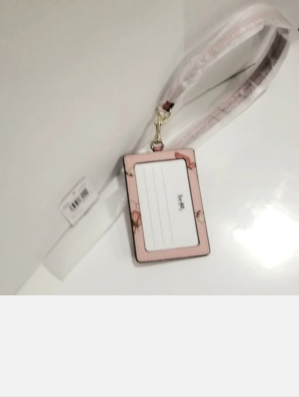 🦋 COACH Butterfly Lanyard Card & ID Holder NWT - Picture 2 of 3